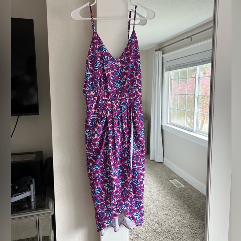 Chelsea28 - Sleeveless Faux Wrap Dress